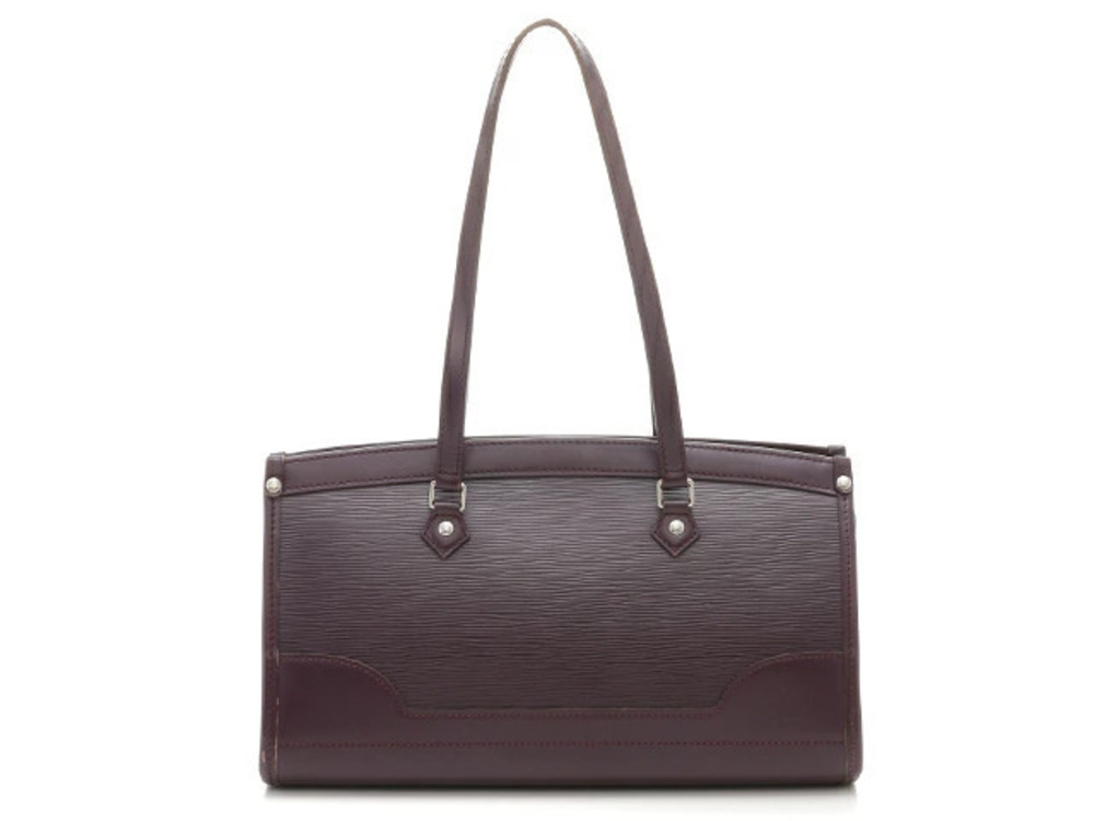 LOUIS VUITTON Madeleine Shoulder Bag Epi Leather Cassis